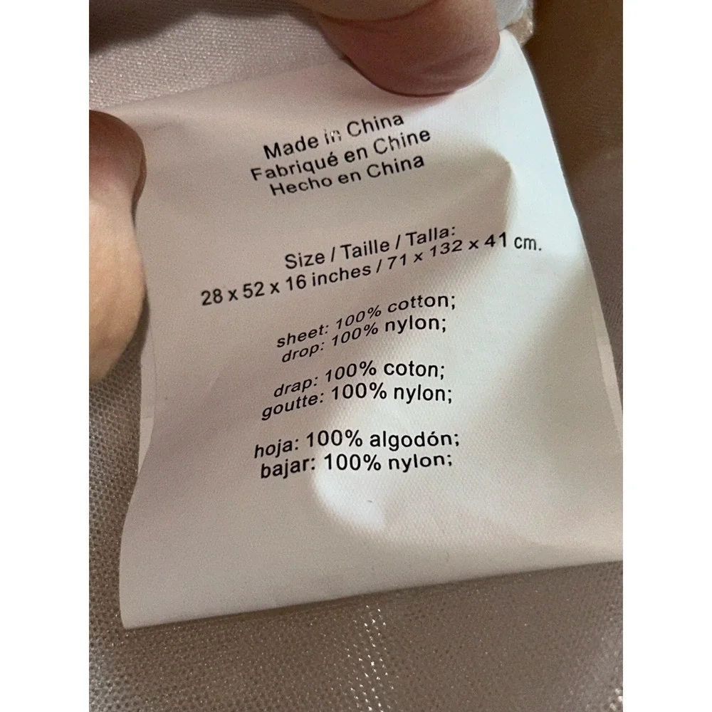 Emily & Meritt for Pottery Barn Tulle Kids Bedskirt 28x52x16 Crib Or Toddler Bed